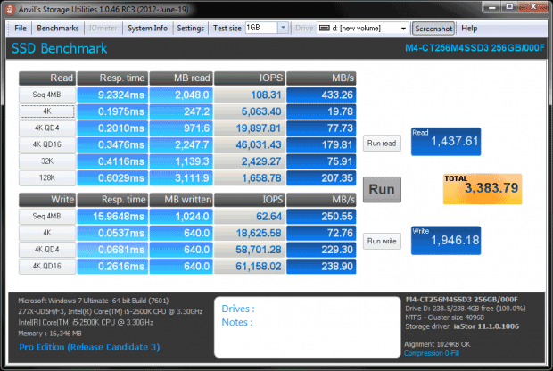 Обзор и тест mSATA варианта твердотельного накопителя Crucial m4